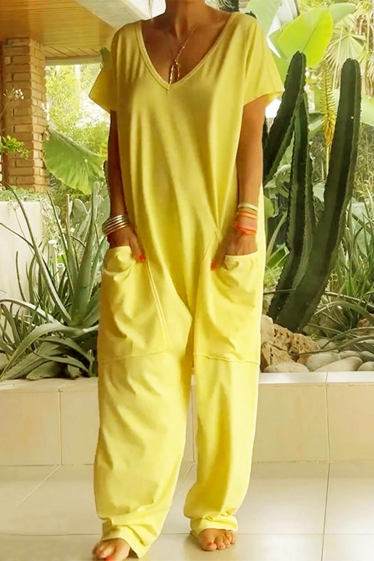 Sapphira Relaxed Style Jumpsuit