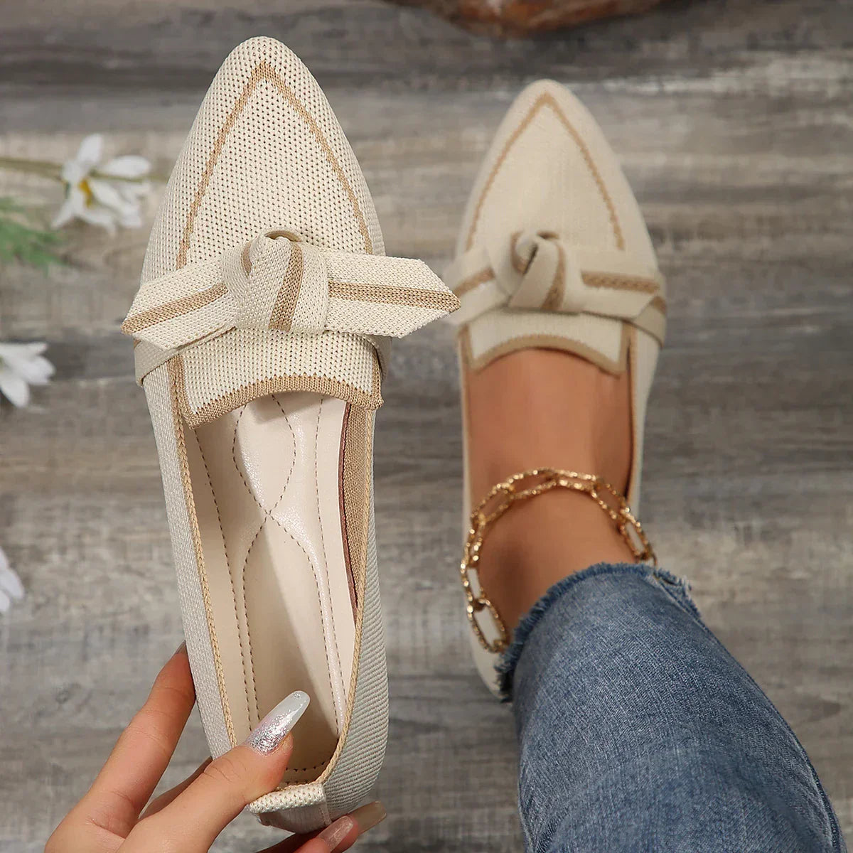 Nellie Casual Pointed Toe Slip-On