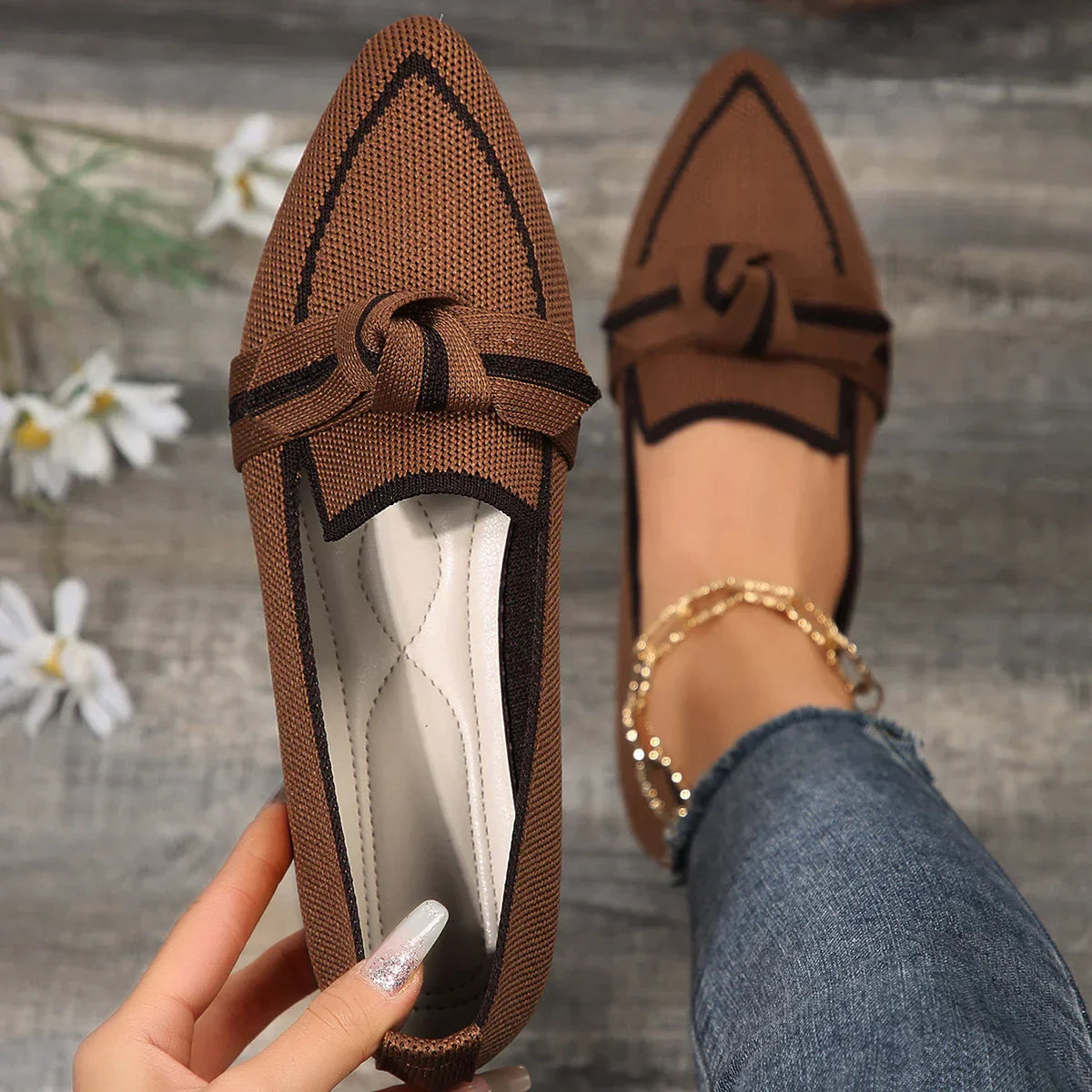 Nellie Casual Pointed Toe Slip-On