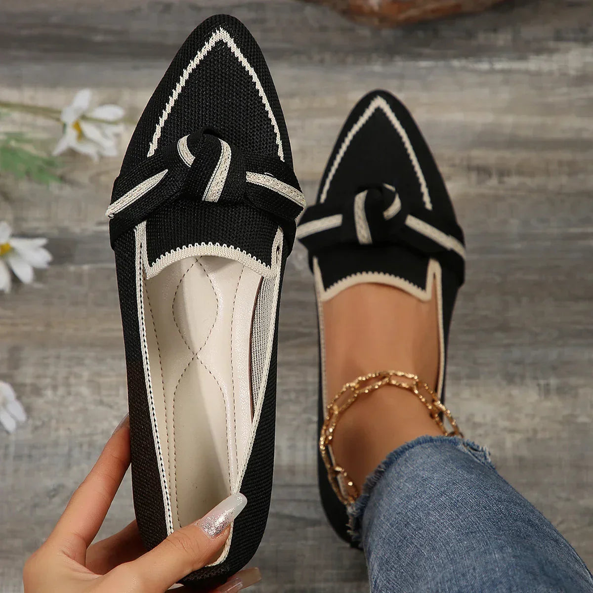 Nellie Casual Pointed Toe Slip-On