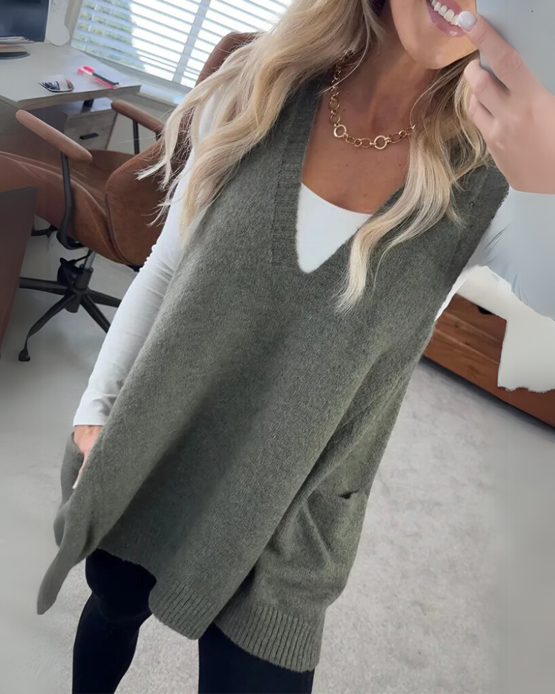 Quincy Cozy Knit Vest
