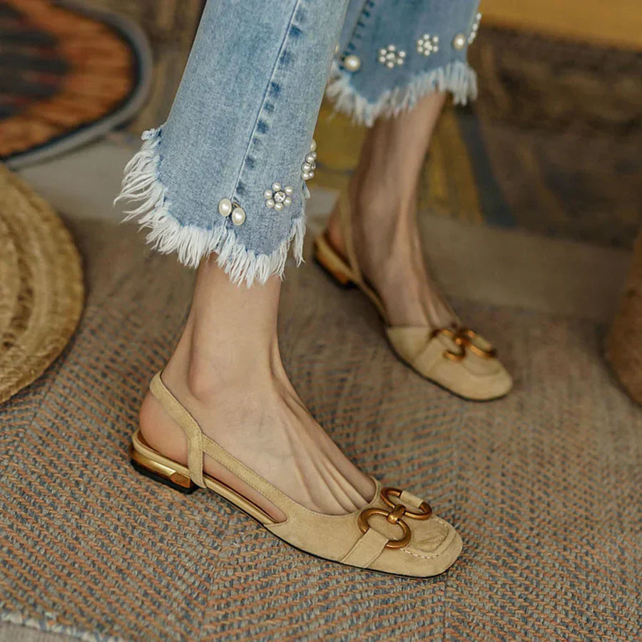 Brenna Orthopaedic Leather Buckle Sandals