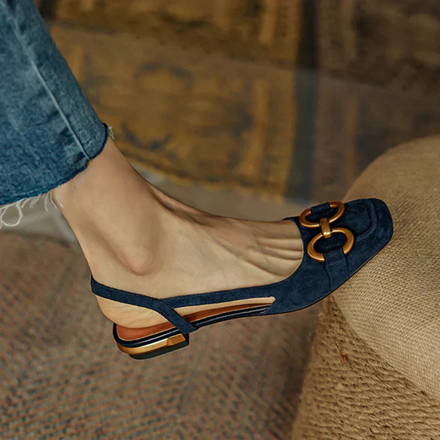 Brenna Orthopaedic Leather Buckle Sandals
