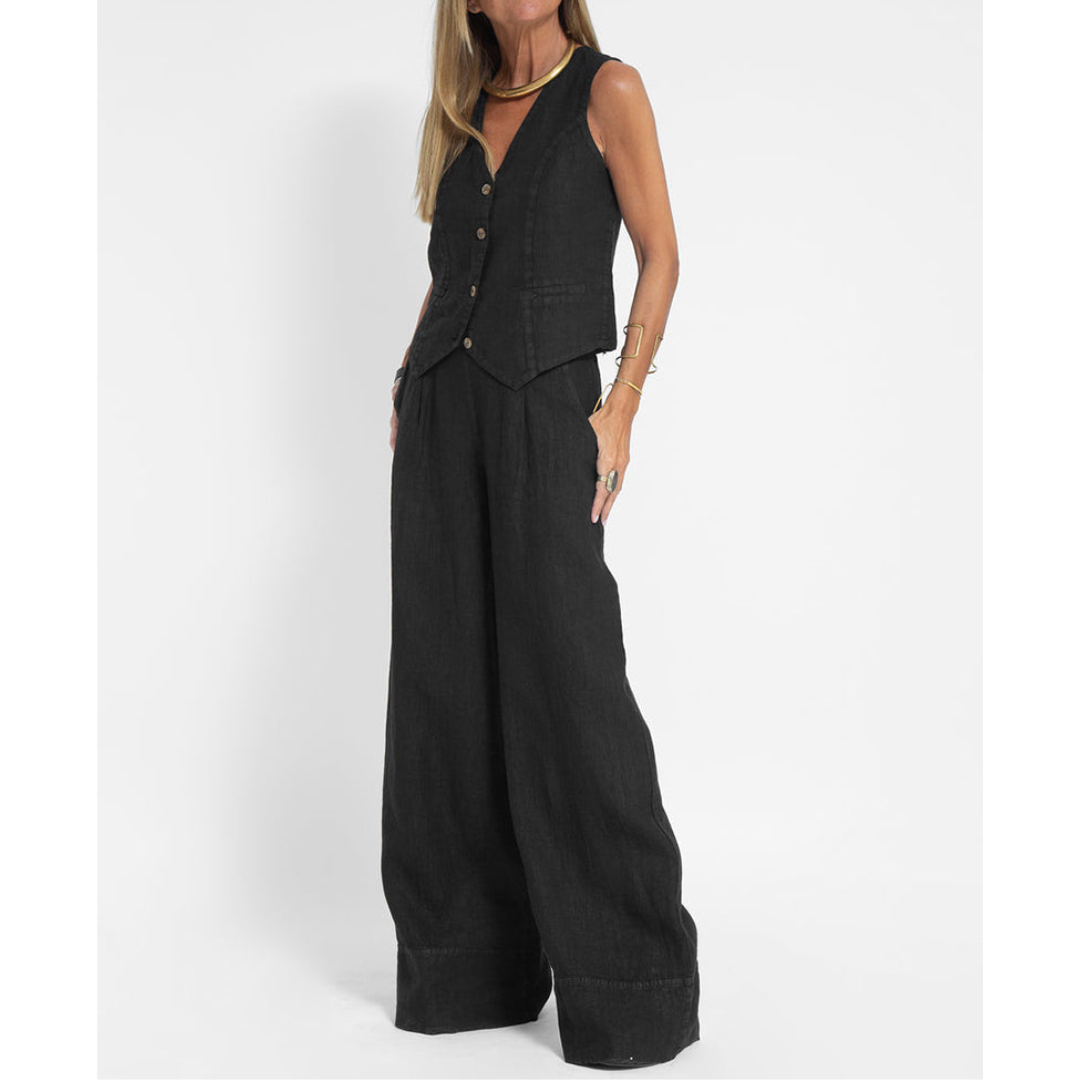 Ashia Women Sleeveless V-neck 2 Piece Set