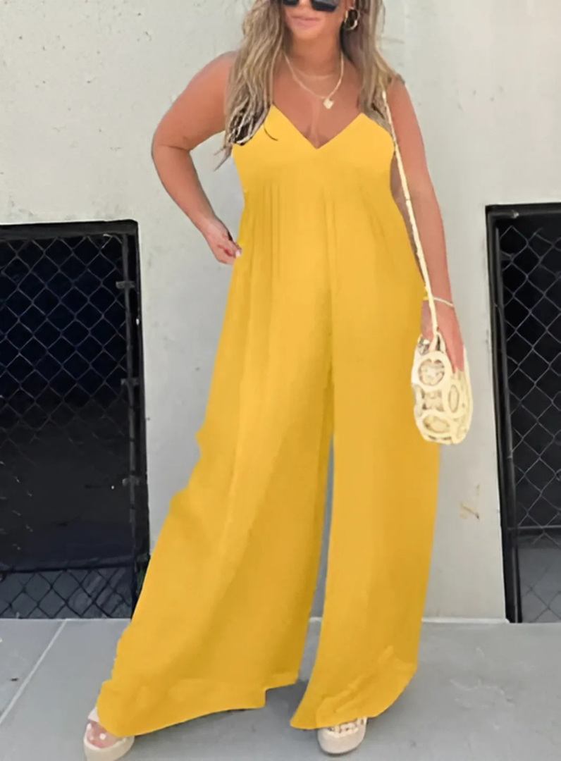 Oralee Effortless Wide-Leg Jumpsuit