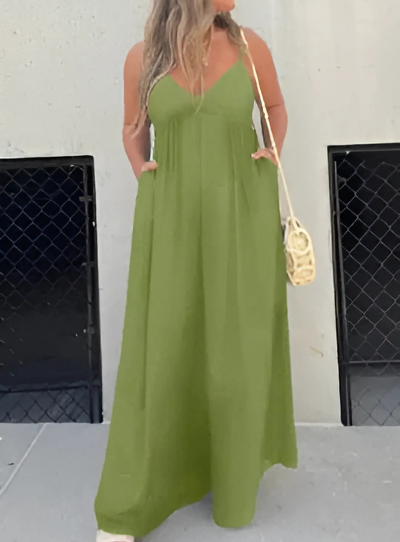 Oralee Effortless Wide-Leg Jumpsuit