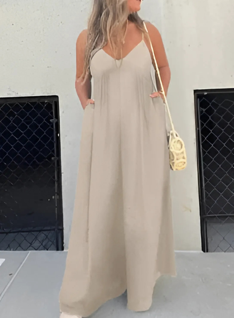Oralee Effortless Wide-Leg Jumpsuit