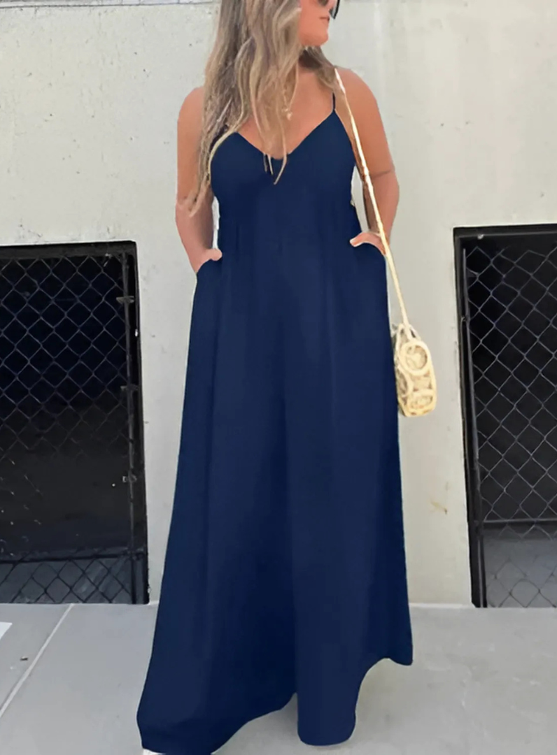 Oralee Effortless Wide-Leg Jumpsuit