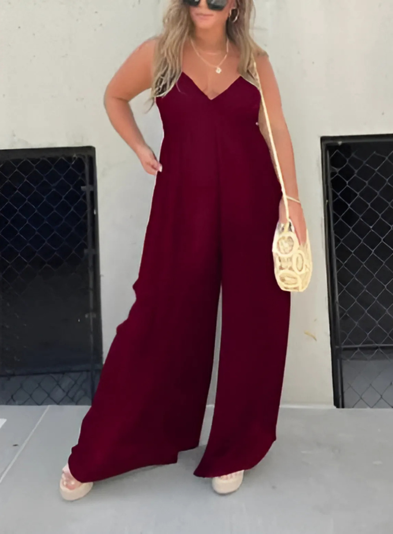Oralee Effortless Wide-Leg Jumpsuit