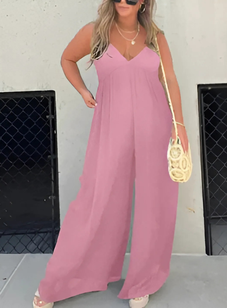 Oralee Effortless Wide-Leg Jumpsuit