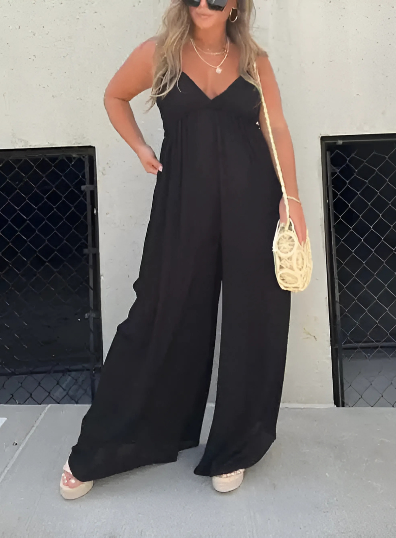 Oralee Effortless Wide-Leg Jumpsuit