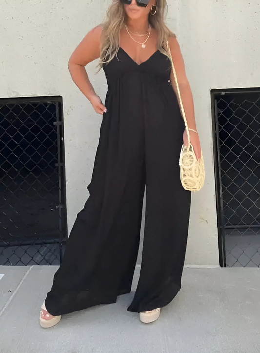 Oralee Effortless Wide-Leg Jumpsuit