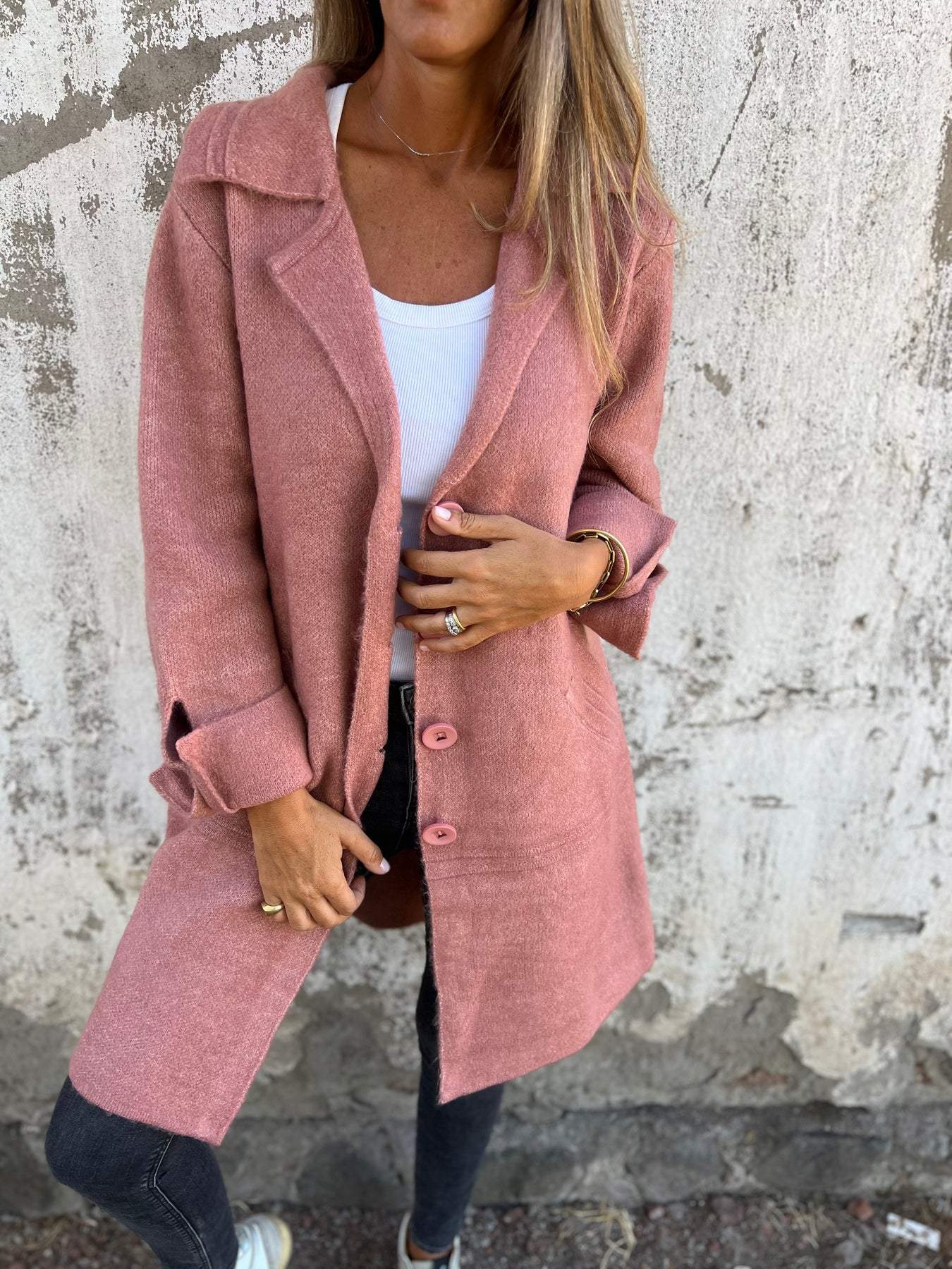 Brianna Long Knit Coat