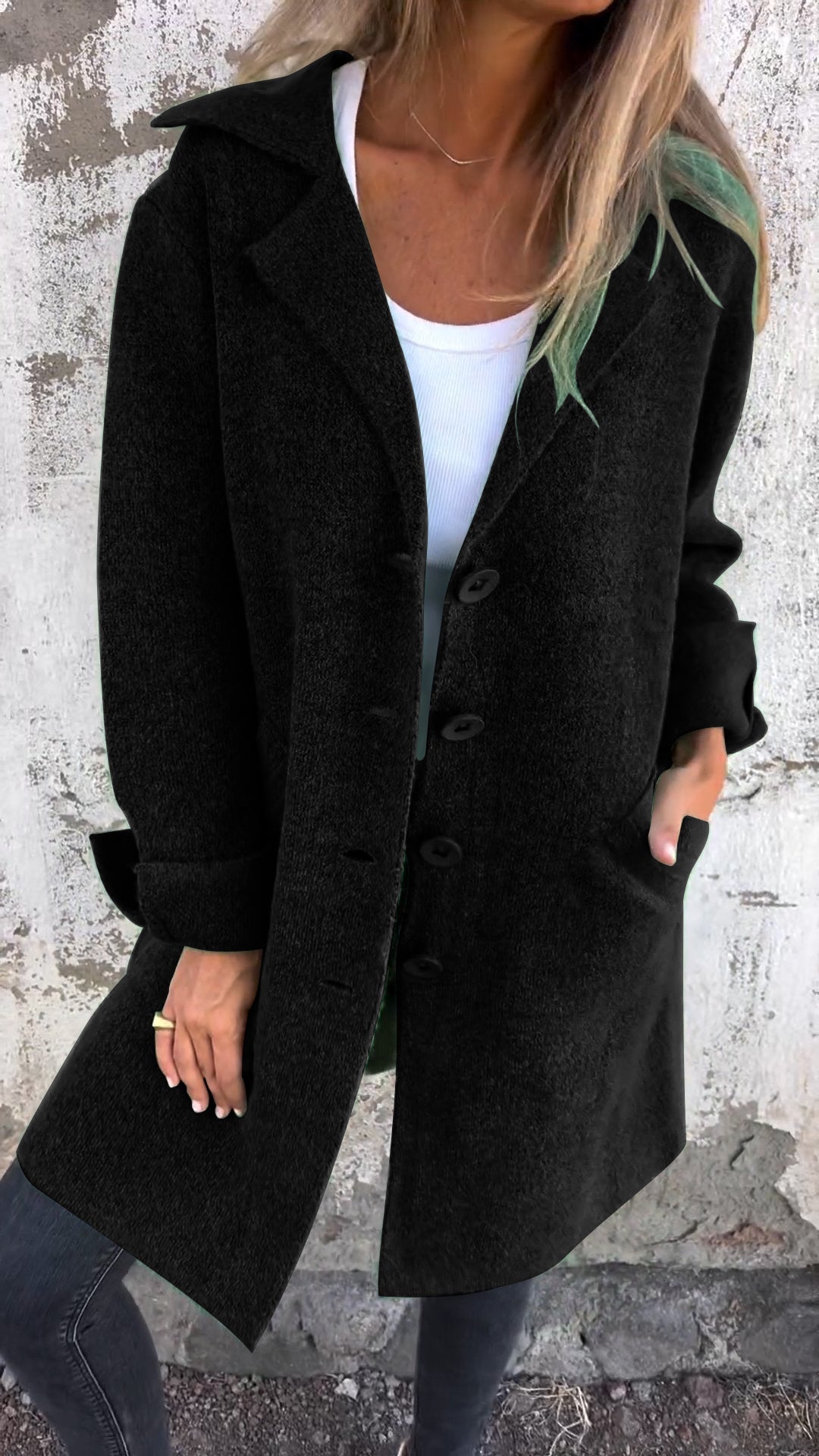 Brianna Long Knit Coat