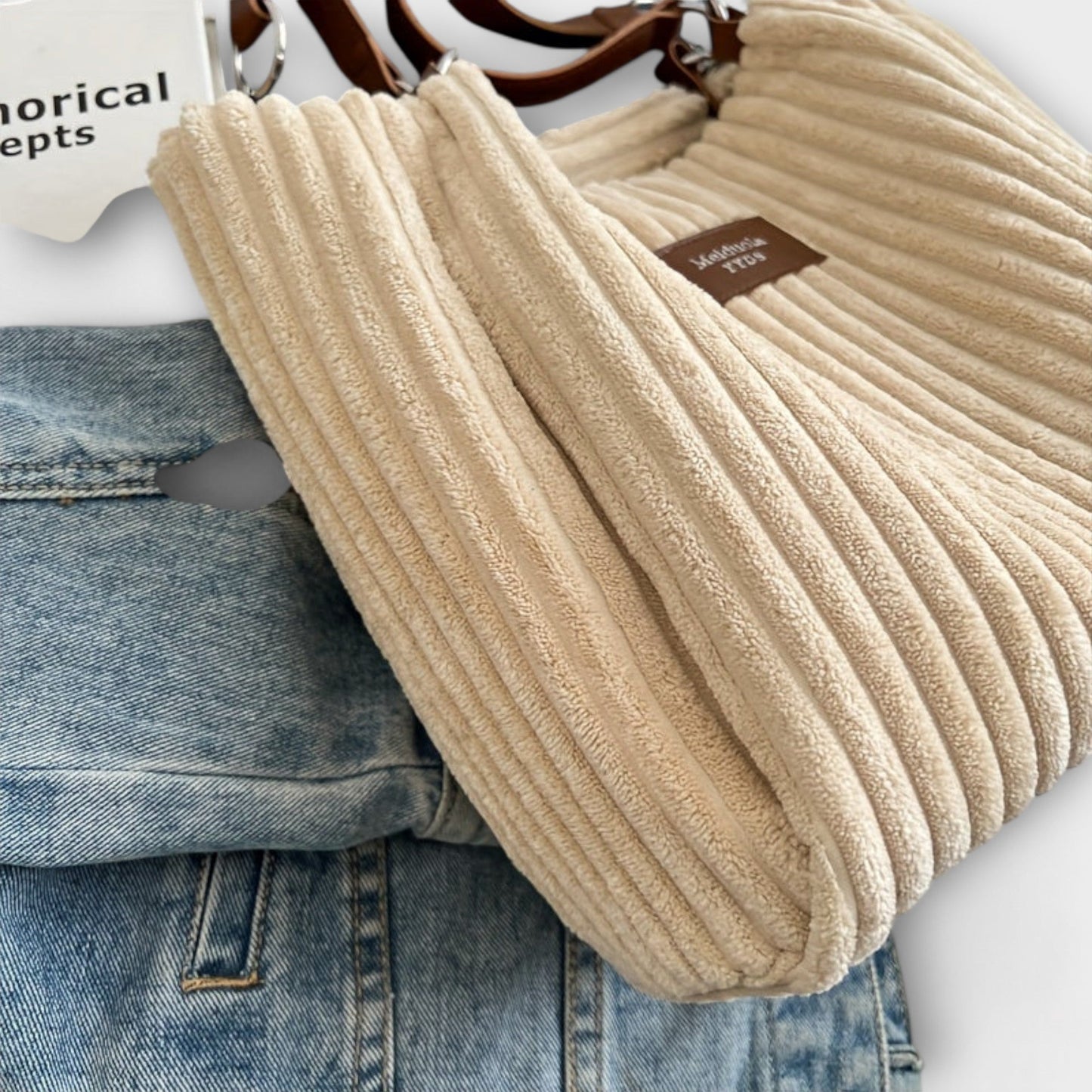 Sia Soft Cord Shoulder Bag