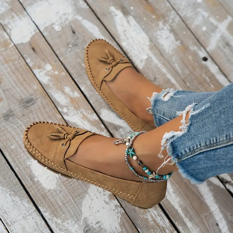 Madilyn Casual Tassel Moccasins