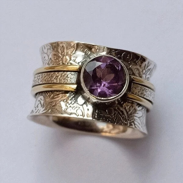 Paige Bohemian Crystal Meditation Ring