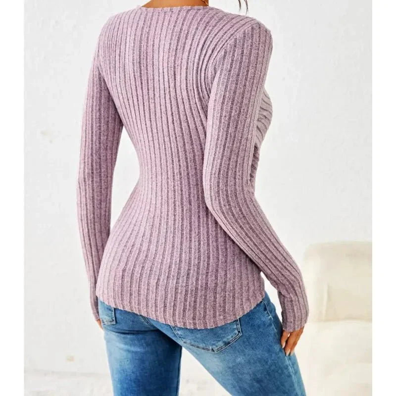 Ivory Tummy Tucking Long Sleeve Top