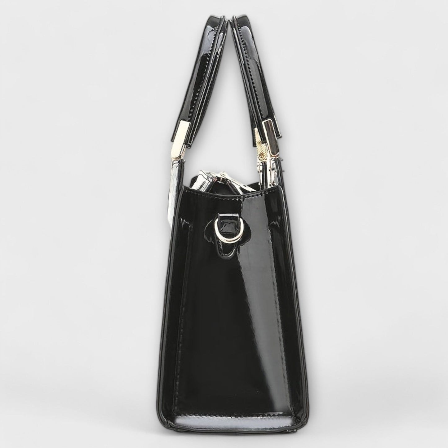 Brielle Glossy Crocodile Patterned Handbag