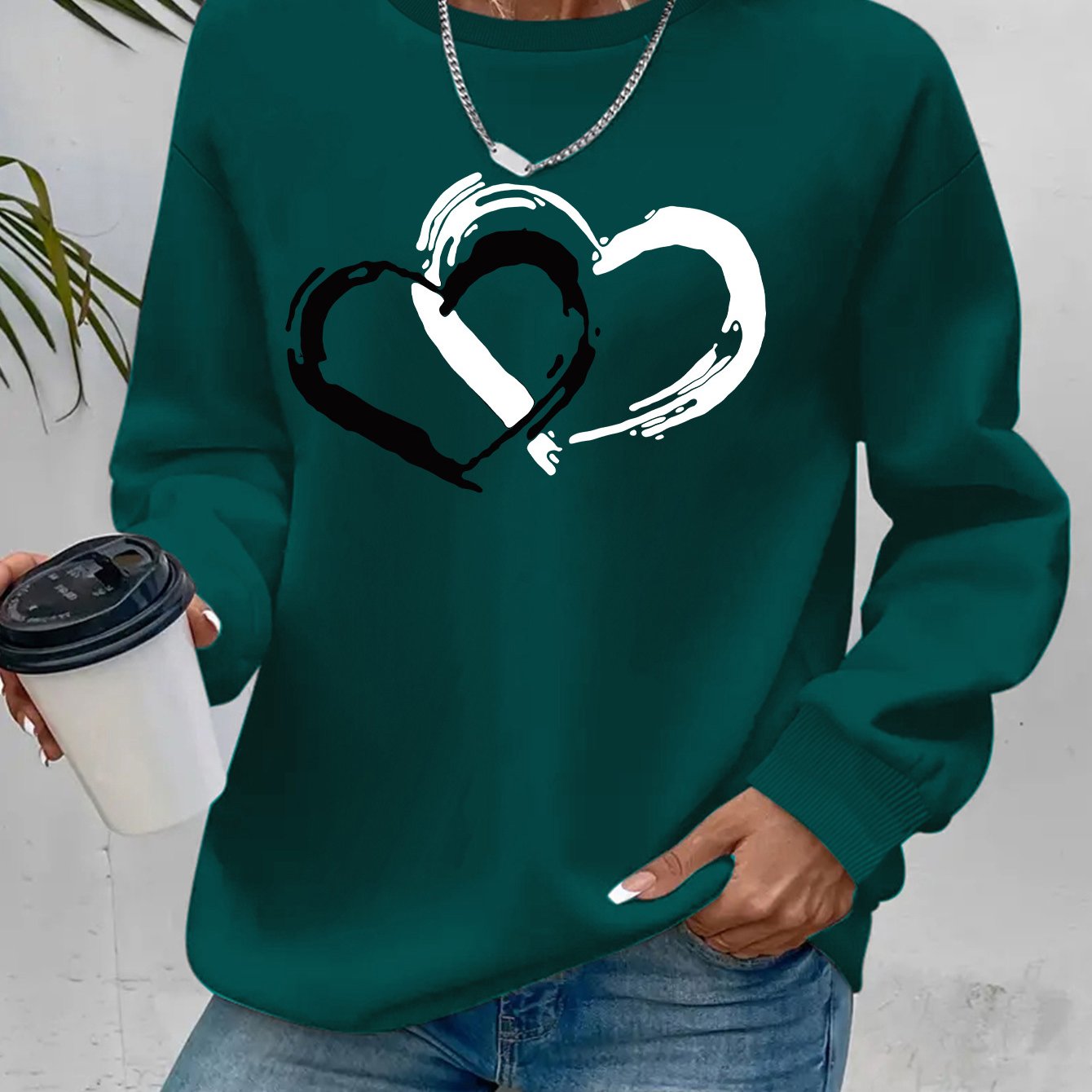 Sharlene Elegant Heart Sweater