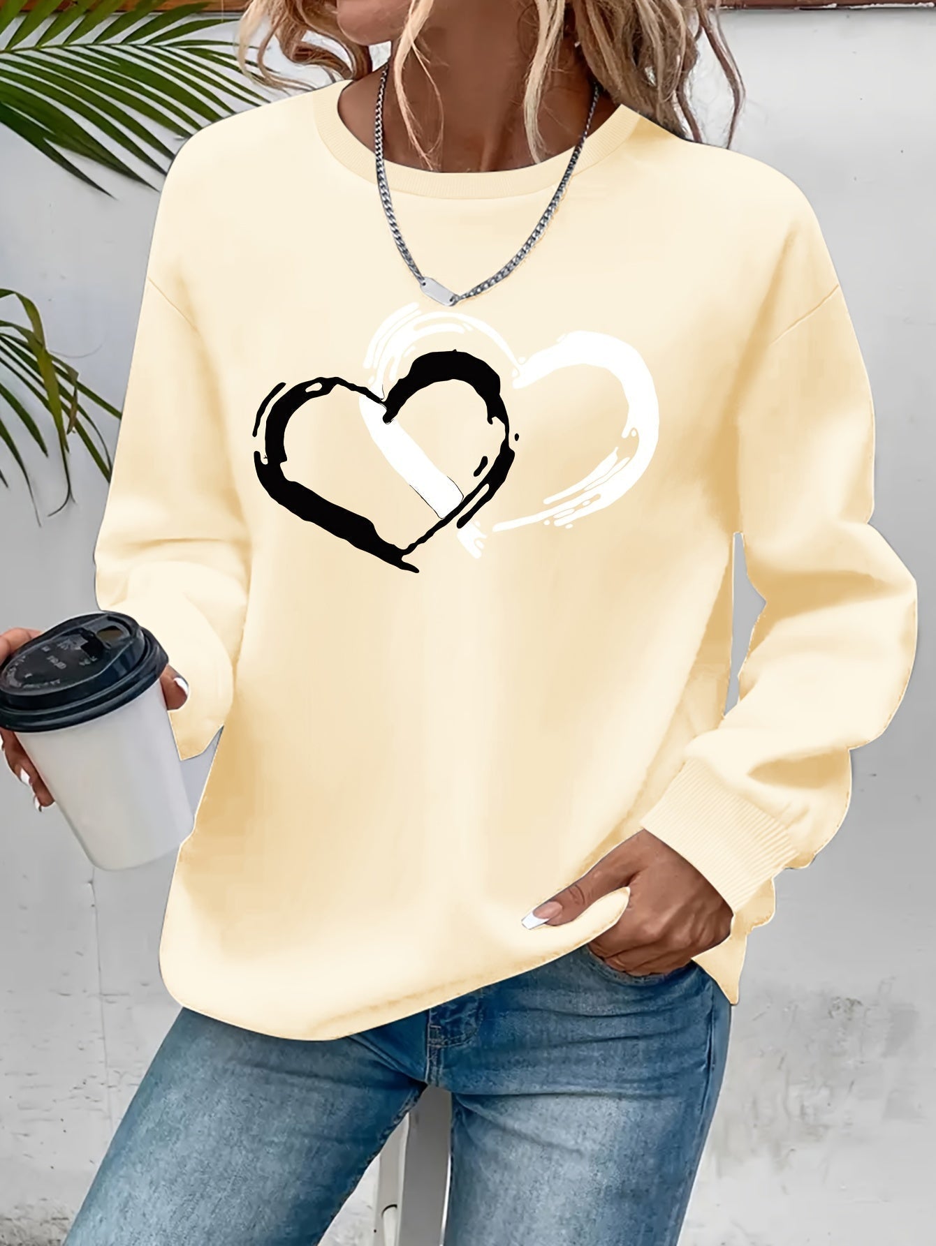 Sharlene Elegant Heart Sweater