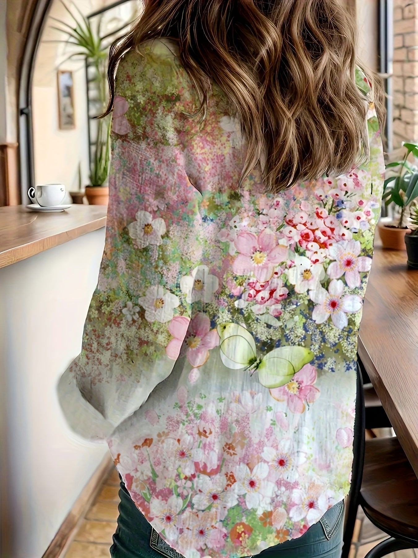 Melanie Floral Boho Blouse