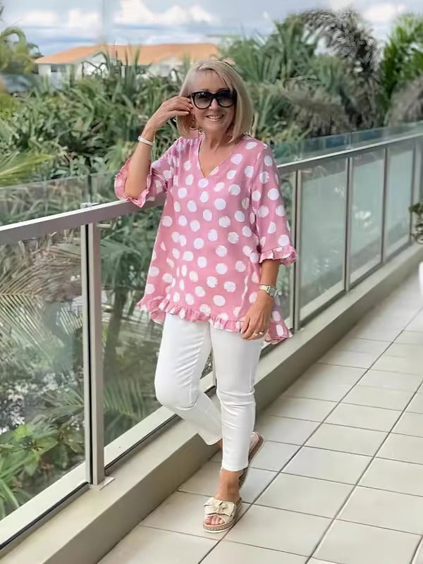 Weena Elegant V-Neck Blouse
