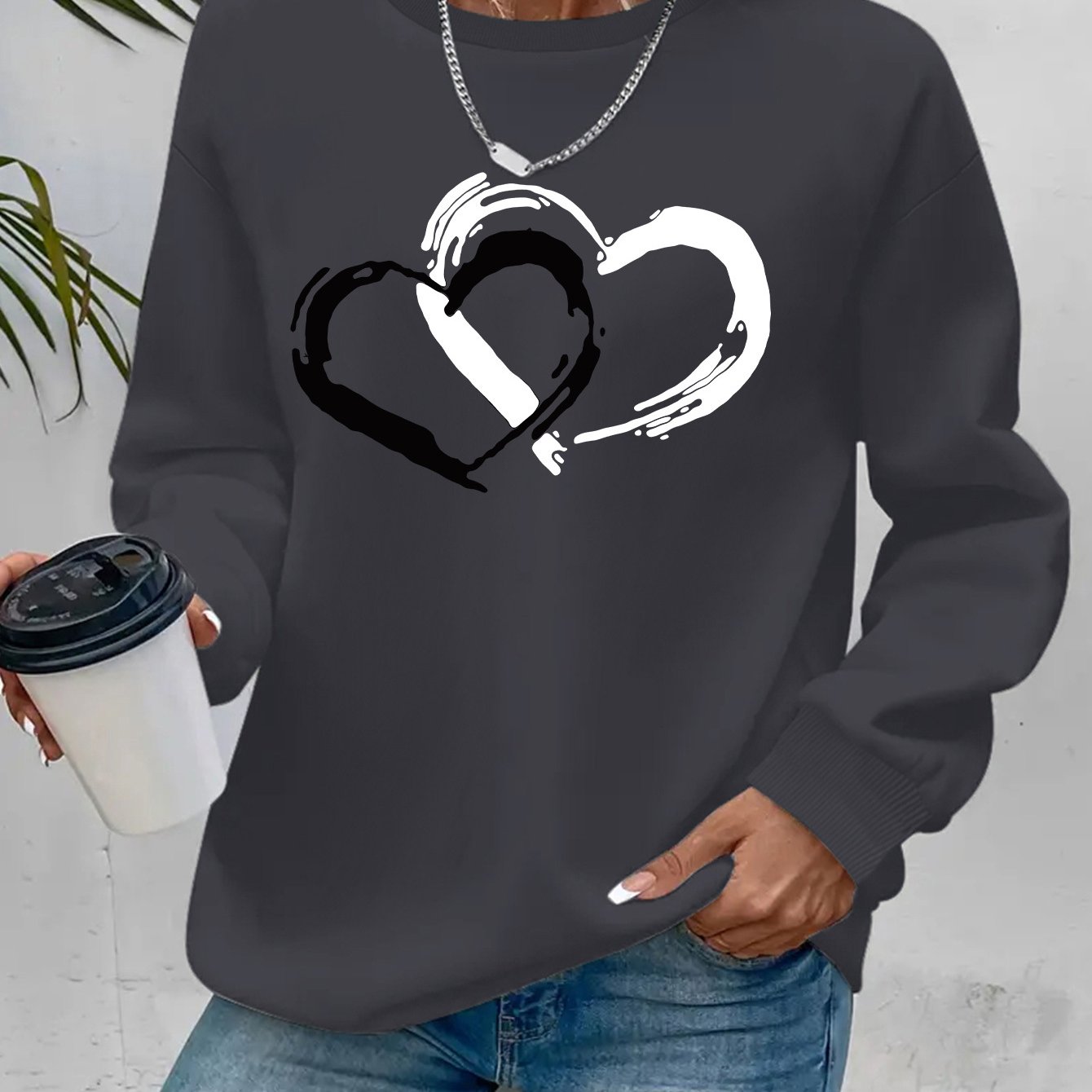 Sharlene Elegant Heart Sweater