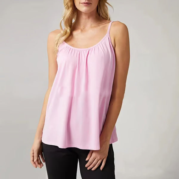 Callie Seaside Relax Top with Built-In Bra