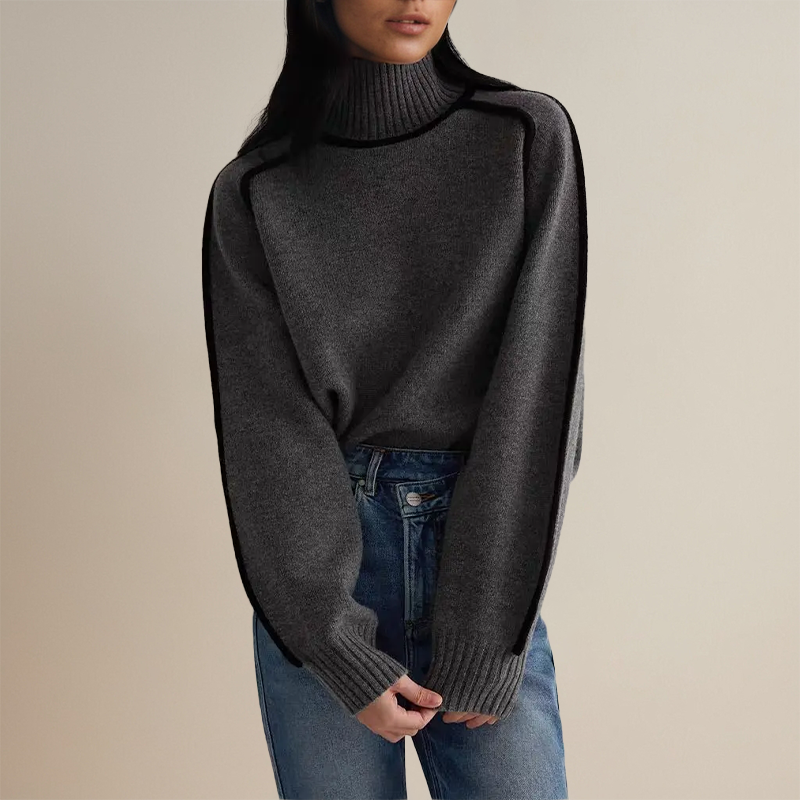 Angelina Knitted Turtleneck Sweater