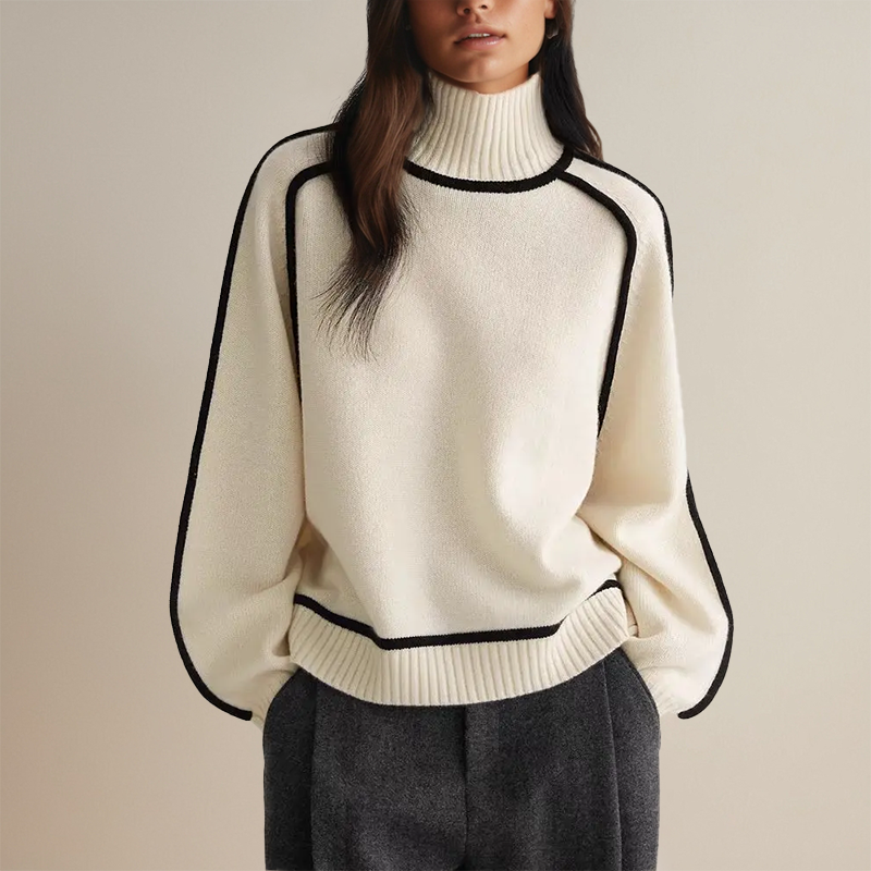 Angelina Knitted Turtleneck Sweater