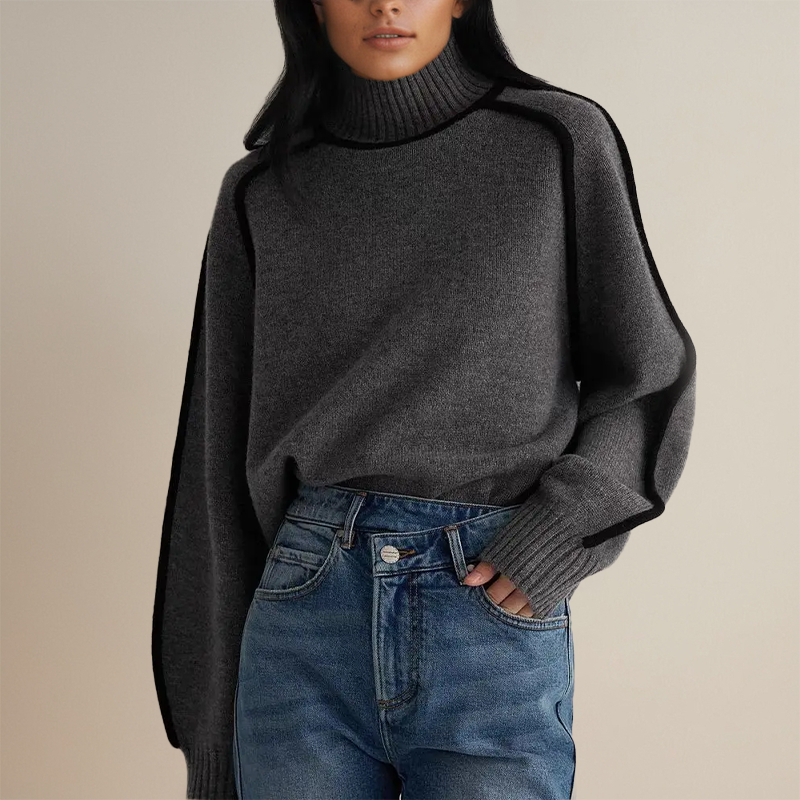 Angelina Knitted Turtleneck Sweater