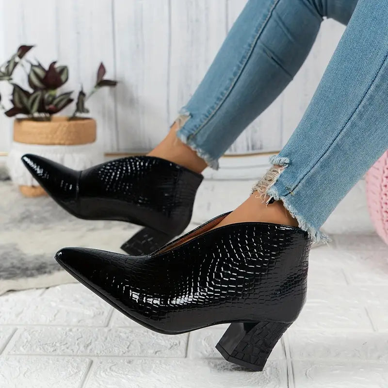 Iris Women's Pointed-Heeled Boots
