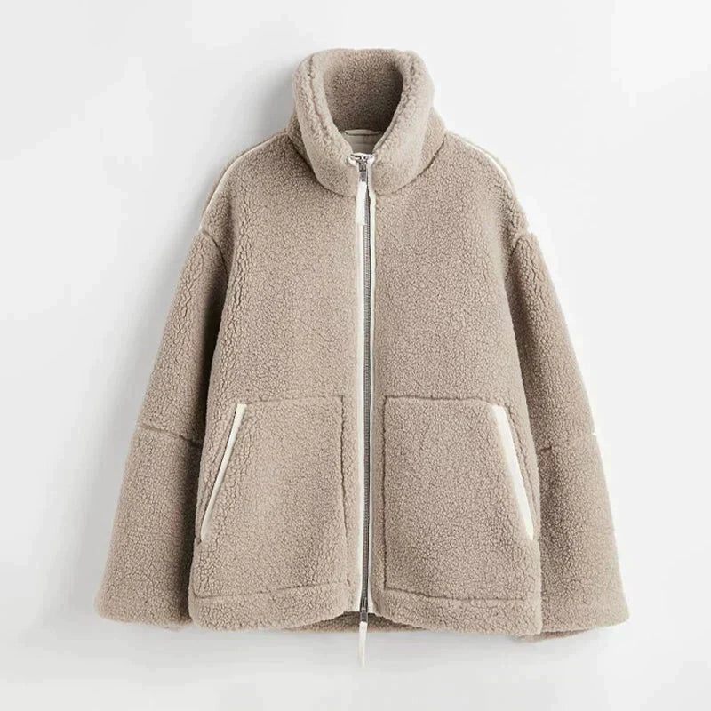 Maya Teddy Fleece Jacket