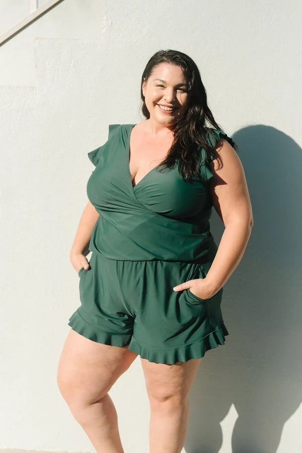 Alivia Sculpt & Support Ruffle Swimsuit