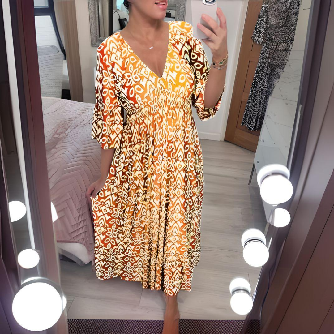 Lila Chic Bohemian Dress