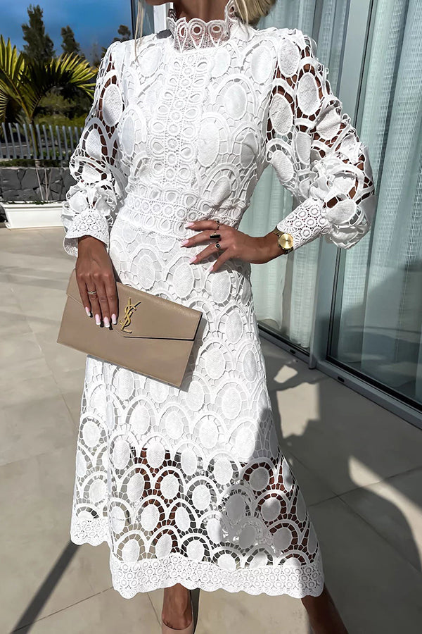 Kathryn Elegant Long Sleeve Maxi Dress