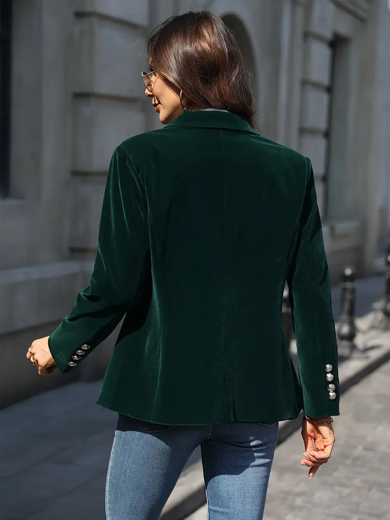 Kelly Elegant Velvet Blazer