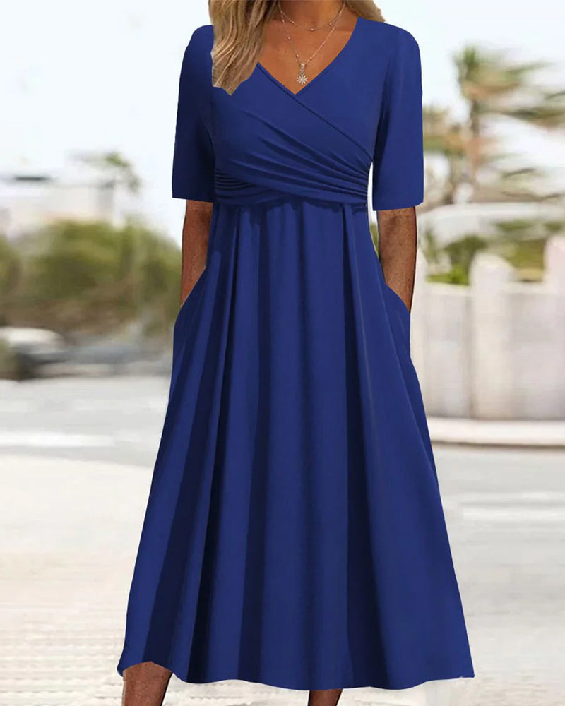 Fabia Stylish Wrap Dress