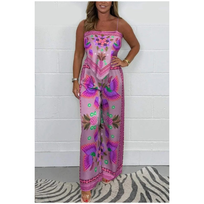 Evelyn Exotic Printed 2-Piece Set