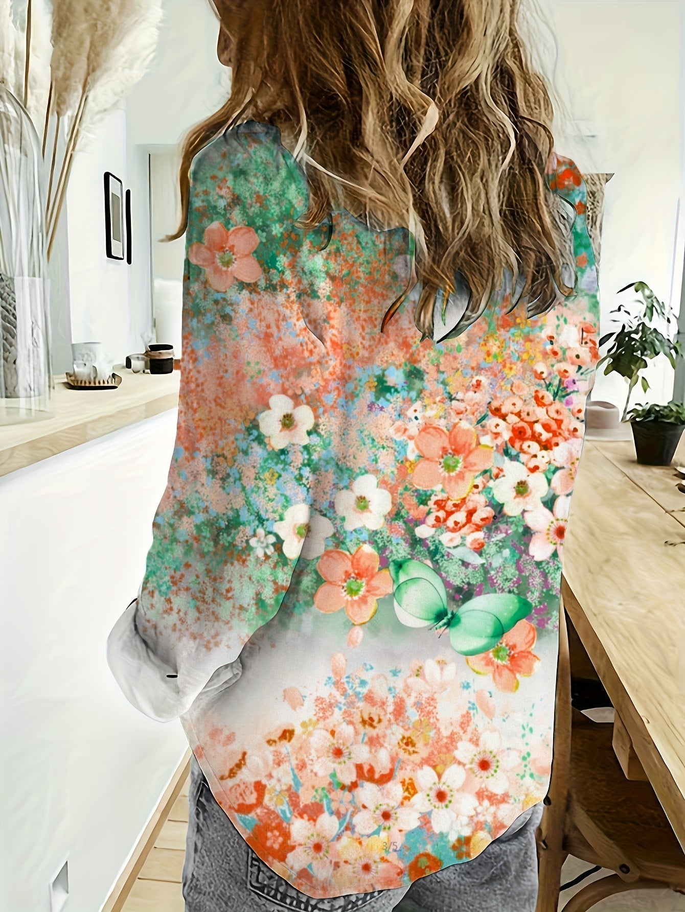 Melanie Floral Boho Blouse