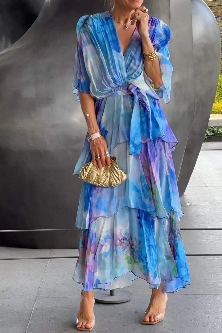 Amalia Elegant Bohemian Maxi Dress