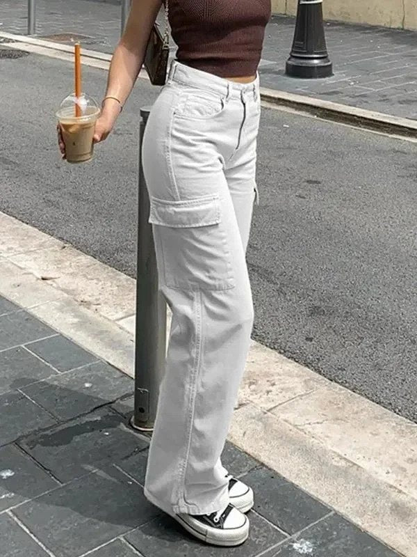 Frankie Adjustable Straight-Leg Cargo Pants
