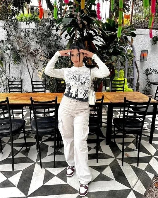 Frankie Adjustable Straight-Leg Cargo Pants