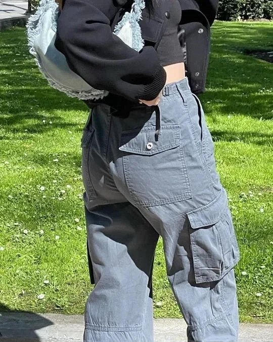 Frankie Adjustable Straight-Leg Cargo Pants