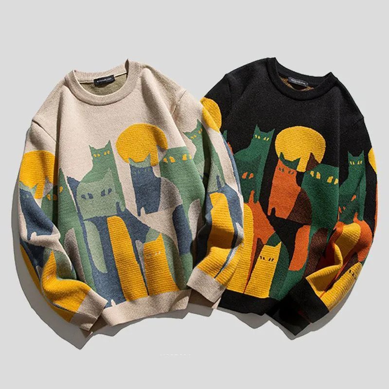 Kitty Unisex Cat Sweater