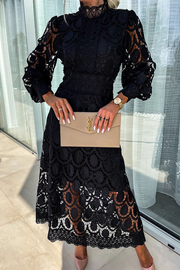 Kathryn Elegant Long Sleeve Maxi Dress