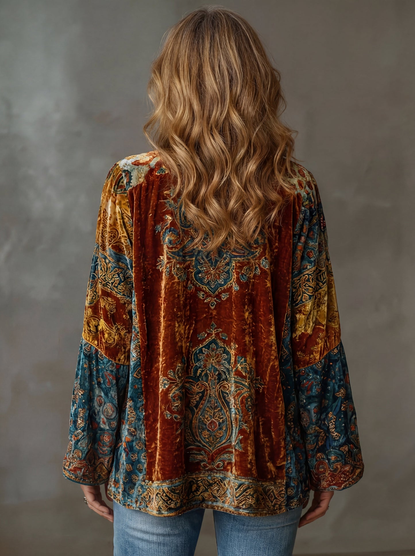 Darcy Boho Embroidered Kimono Cardigan
