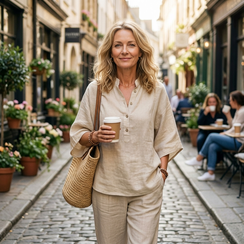 Calliope Cotton Linen Casual Set