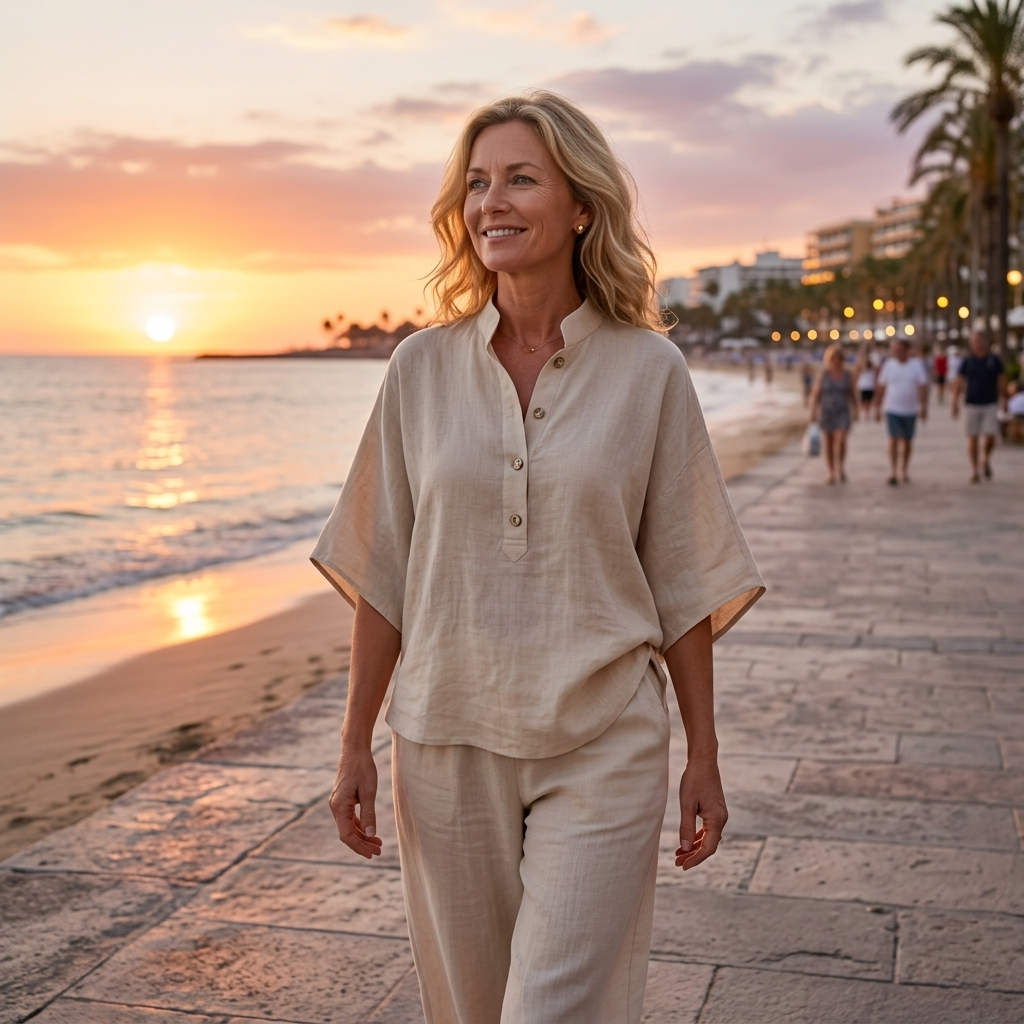 Calliope Cotton Linen Casual Set